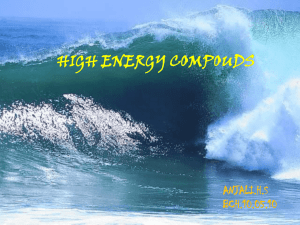 High Energy compounds