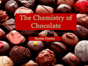 The Chemistry of Chocolate