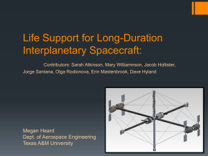 Megan Heard: Interplanetary Spacecraft Life Support