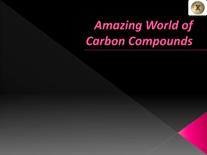 amazing world of carbon compounds