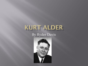 HERE - Ryder`s Kurt Alder project