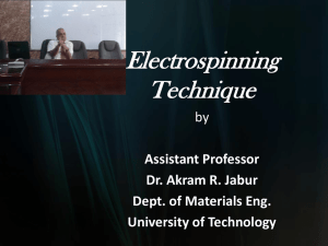 Electrospinning Technique