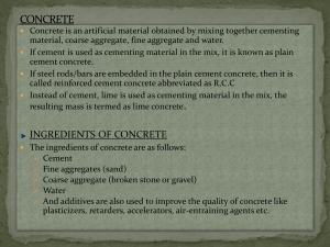 concrete cement