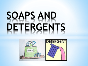 SOAPS AND DETERGENTS