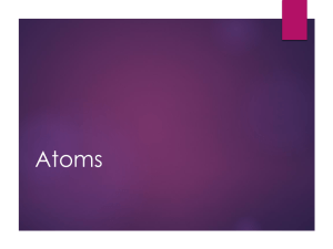 Atoms (1) - WordPress.com