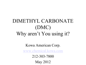 DIMETHYL CARBONATE - Kowa American Corporation