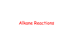 Alkane Reactions