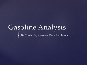 Real World Gasoline Analysis