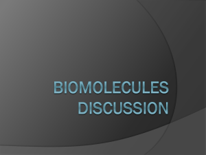 Biomolecules PPT