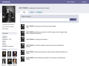 John Dalton - Famous Scientist Facebook Pages