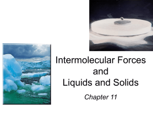 Intermolecular forces