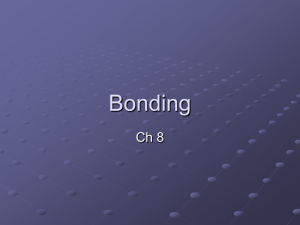 ionic bond - Mrs Molchany`s Webpage