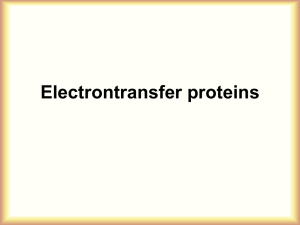 Electrontransfer proteins