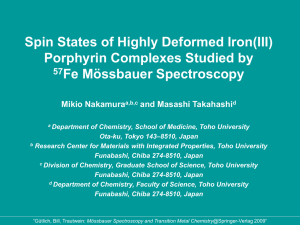 Spin States of highly deformed iron(III) - Extra Materials