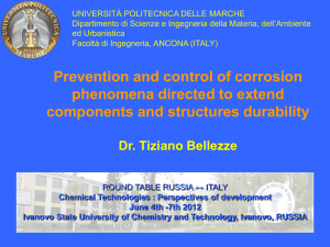 T. Bellezze (Marche Polytechnic University, Ancona)