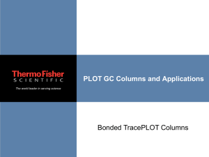 PLOT GC Columns and Applications