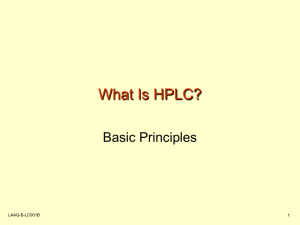 What Is HPLC?