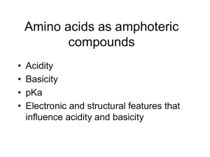 Lecture2-amino acids acidity