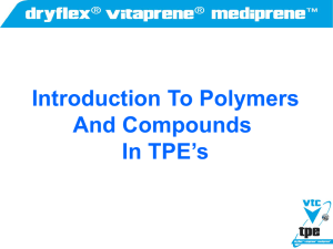 Introduction To Polymers And Compounds In TPE`s