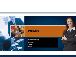 whmis - WorkSafeNB