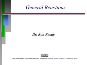 General Reactions 2014
