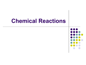 Powerpoint: Chemical Reactions