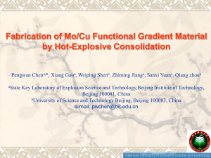 Fabrication of Mo/Cu Functional Gradient Material by Hot