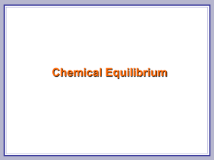 Chemical Equilibrium