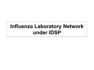 INFLUENZA LAB NETWORK UNDER IDSP