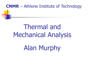 Chemical and Thermal Analysis