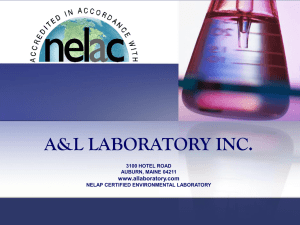 A&L LABORATORY INC. - A & L Laboratory Inc.