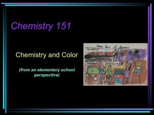 Chemistry, Color, and Art