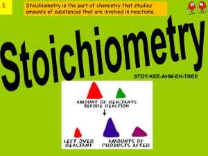 Stoichiometry