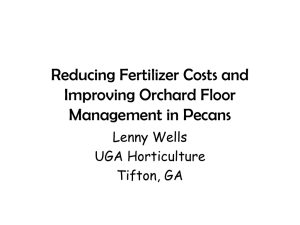Reducing Fertilizer Costs and Improving Orchard Floor Management