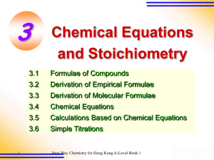 3.1 Formulae of Compounds