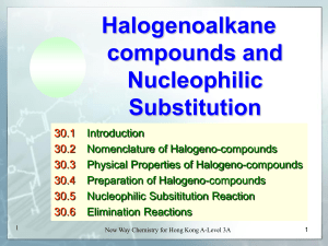 Nomenclature of Halogeno-compounds