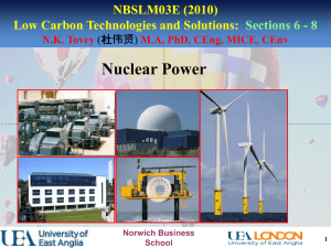 Sections 6 – 8 Nuclear Power