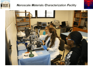 NMCF Equipment Overview - University of Virginia