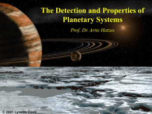 Detection and Properties of Planetary Systems