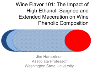 The Impact of high ethanol winemaking on phenolics