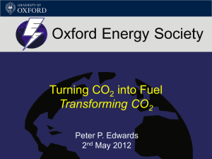 CO 2 - Oxford Energy Society