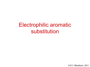 Electrophilic aromatic substitution