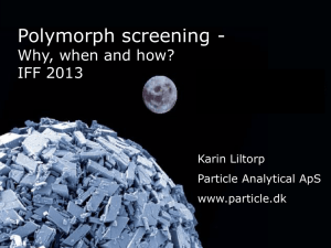 Polymorph screening