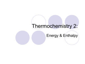 Thermochemistry 2