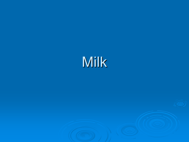 milk