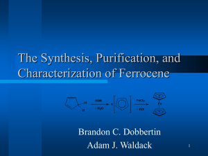 Ferrocene Powerpoint Presentation