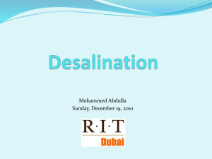Desalination Presentation