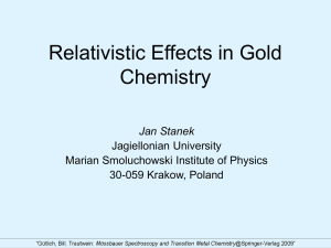 Stanek_Relativistic Effects in Au.part1