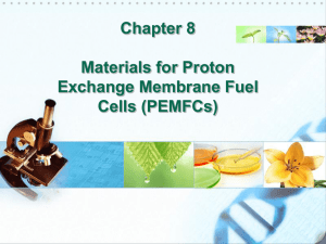 Chapter 8 Materials for Proton Exchange Membrane Fuel Cells