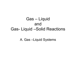 9.1 - Gas–liquid and gas-liquid